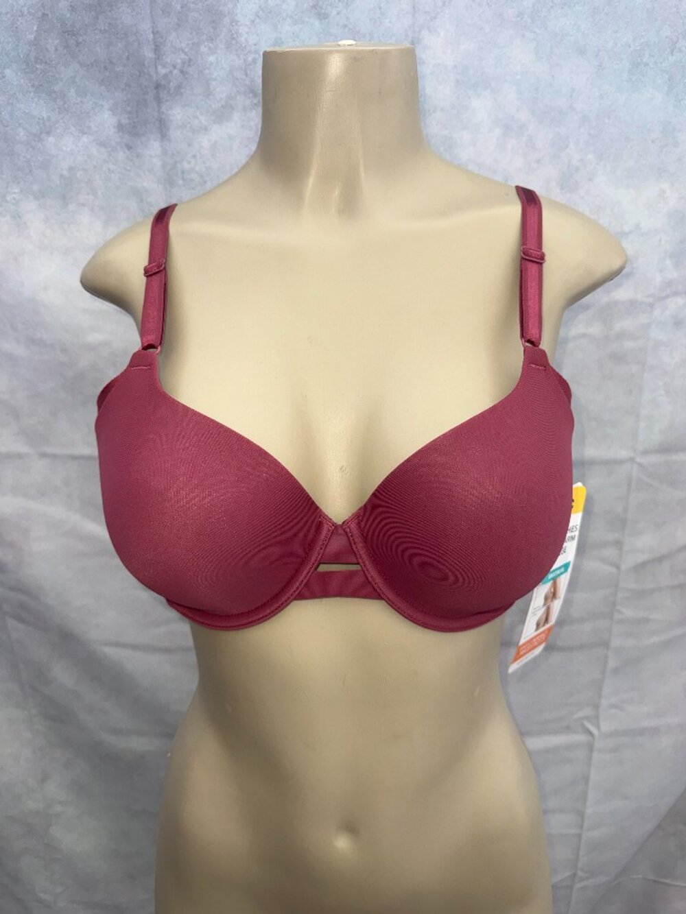 WARNER'S BLISSFULL BENEFITS UNDERARM SMOOTHING COMFORT BRA SZ 34C